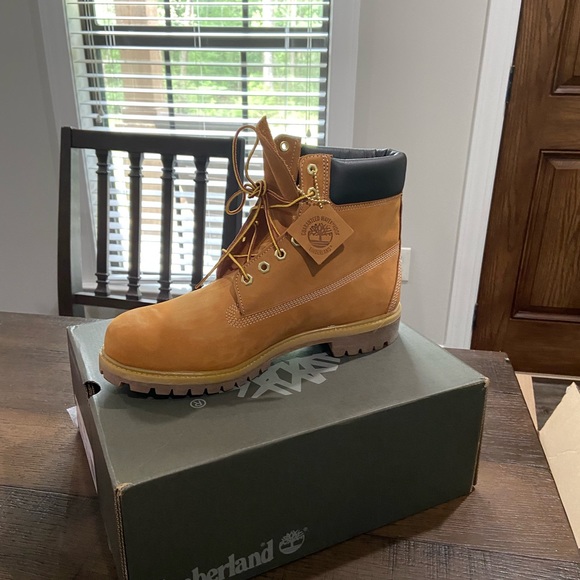 Timberland Other - TIMBERLAND PREMIUM SIZE 12M/M / 6IN WATERPROOF BOOT WHEAT NUBUCK
